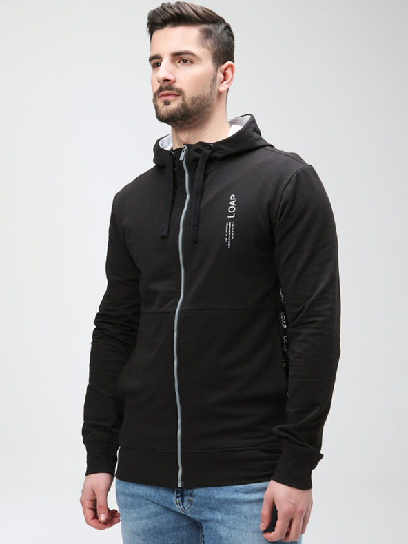 Loap Μαύρη ανδρική μπλούζα LOAP EWOLUCION