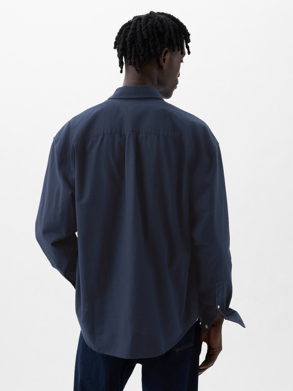 GAP Oversized oxford πουκάμισο με λογότυπο GAP