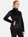 Kilpi Μαύρο γυναικείο fleece φούτερ με φερμουάρ Kilpi SKATHI