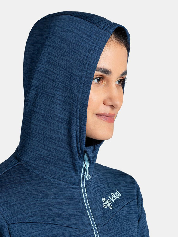 Kilpi Σκούρο μπλε γυναικείο αθλητικό φούτερ με κουκούλα Kilpi SEVELEN-W