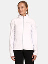 Kilpi Λευκό γυναικείο fleece φούτερ με φερμουάρ Kilpi SKATHI