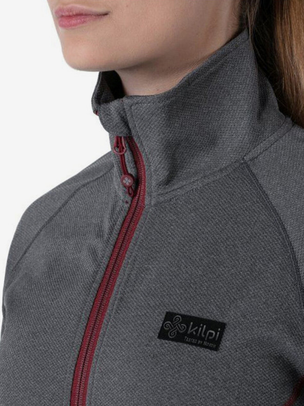 Kilpi Γκρι σκούρο γυναικείο φούτερ για εξωτερικούς χώρους Kilpi TAUER-W