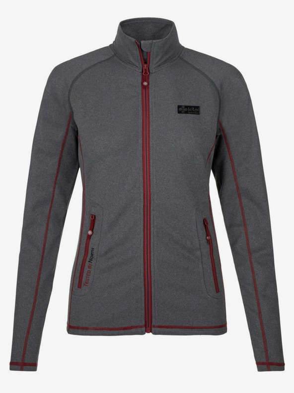 Kilpi Γκρι σκούρο γυναικείο φούτερ για εξωτερικούς χώρους Kilpi TAUER-W