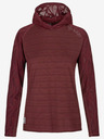 Kilpi Γυναικείο μπορντό αθλητικό φούτερ με κουκούλα Kilpi AILEEN