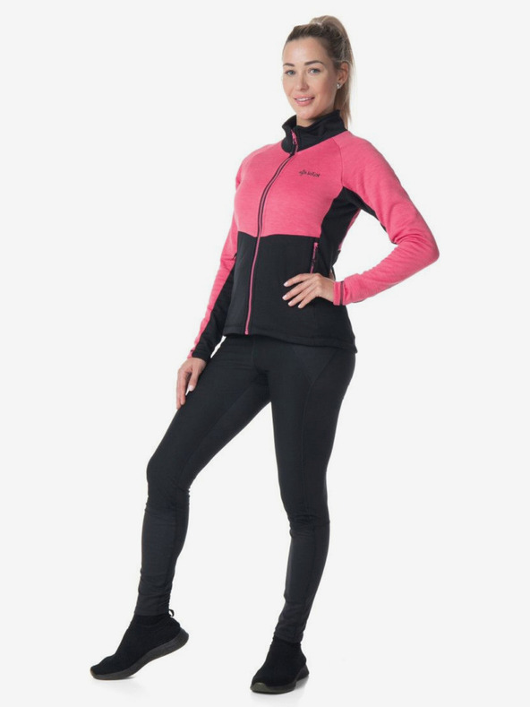 Kilpi Ροζ γυναικείο φούτερ με κουκούλα Kilpi TOMMS-W