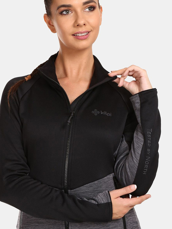 Kilpi Μαύρη γυναικεία λειτουργική αθλητική μπλούζα Kilpi TOMMS-W