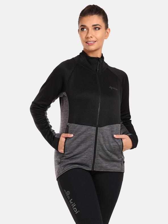 Kilpi Μαύρη γυναικεία λειτουργική αθλητική μπλούζα Kilpi TOMMS-W