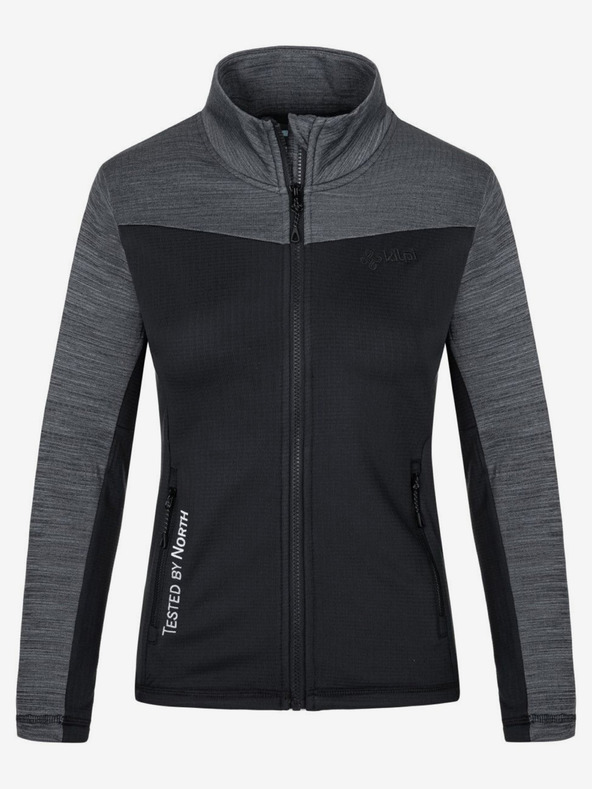 Kilpi Μαύρο γυναικείο φούτερ με κουκούλα Kilpi SIREN-W