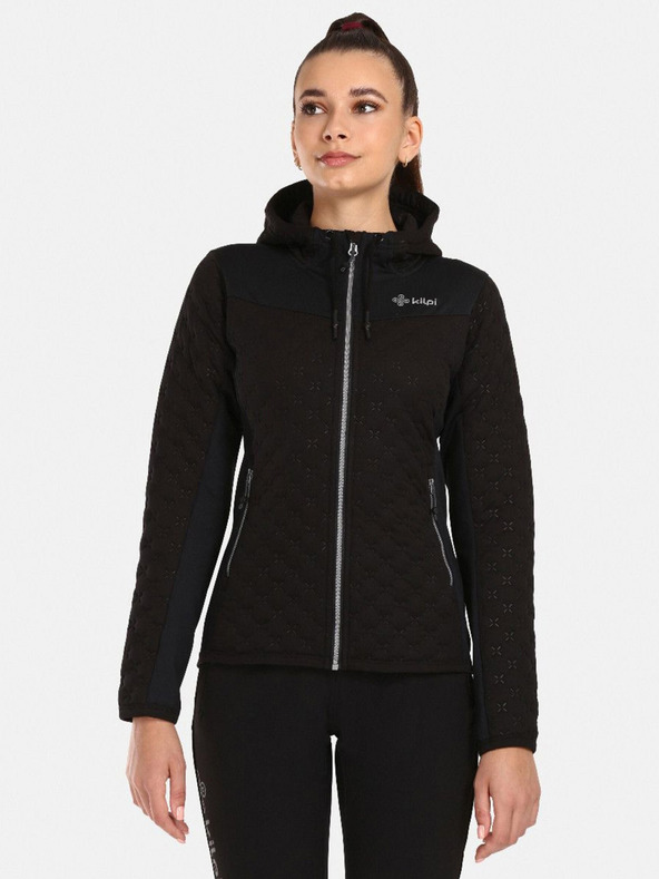 Kilpi Μαύρο γυναικείο φούτερ Kilpi NEVIA-W