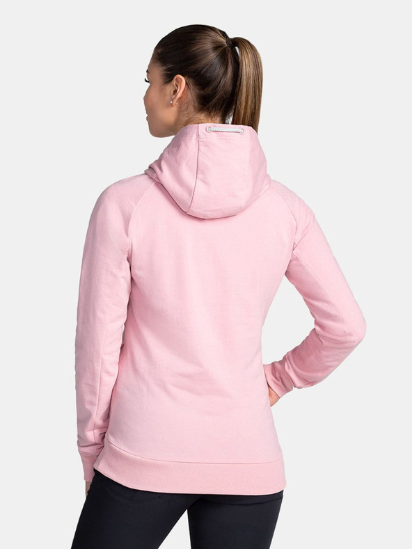 Kilpi Ανοιχτό ροζ γυναικείο φούτερ Kilpi SOHEY-W