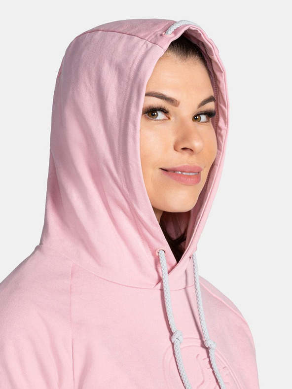 Kilpi Ανοιχτό ροζ γυναικείο φούτερ Kilpi SOHEY-W