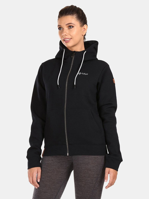 Kilpi Μαύρο γυναικείο φούτερ Kilpi RAJANA-W