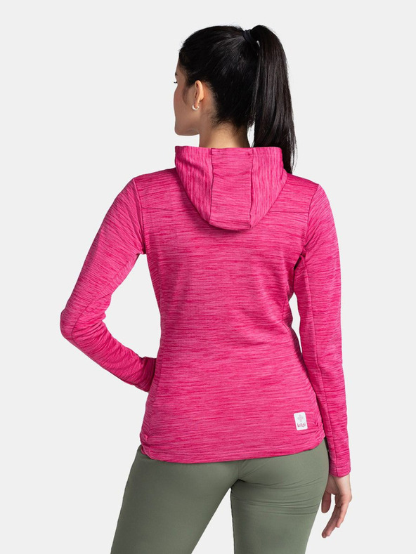 Kilpi Ροζ γυναικείο φούτερ με κουκούλα Kilpi SEVELEN-W