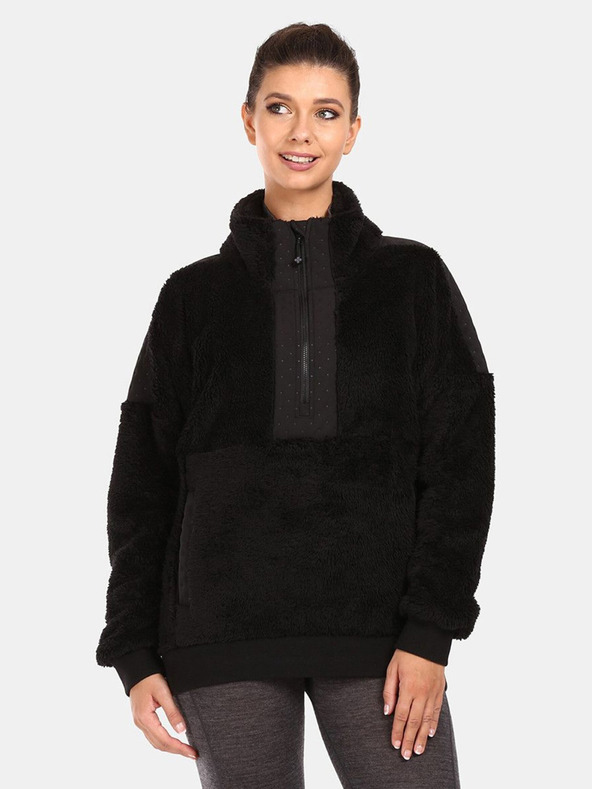 Kilpi Μαύρο γυναικείο ζεστό φούτερ Kilpi LIVAE-W