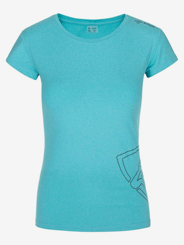Kilpi Τυρκουάζ γυναικείο λειτουργικό T-shirt Kilpi LISMAIN
