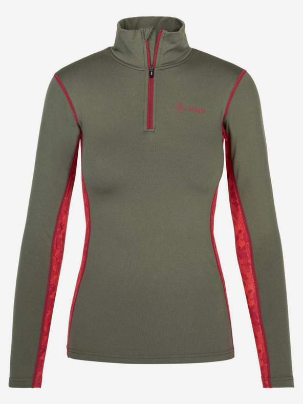 Kilpi Χακί γυναικείο θερμικό μπλουζάκι με όρθιο γιακά KILPI WILLIE