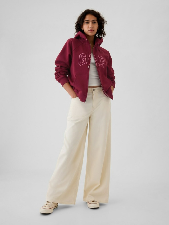 GAP Vintage μαλακό φούτερ με φερμουάρ GAP