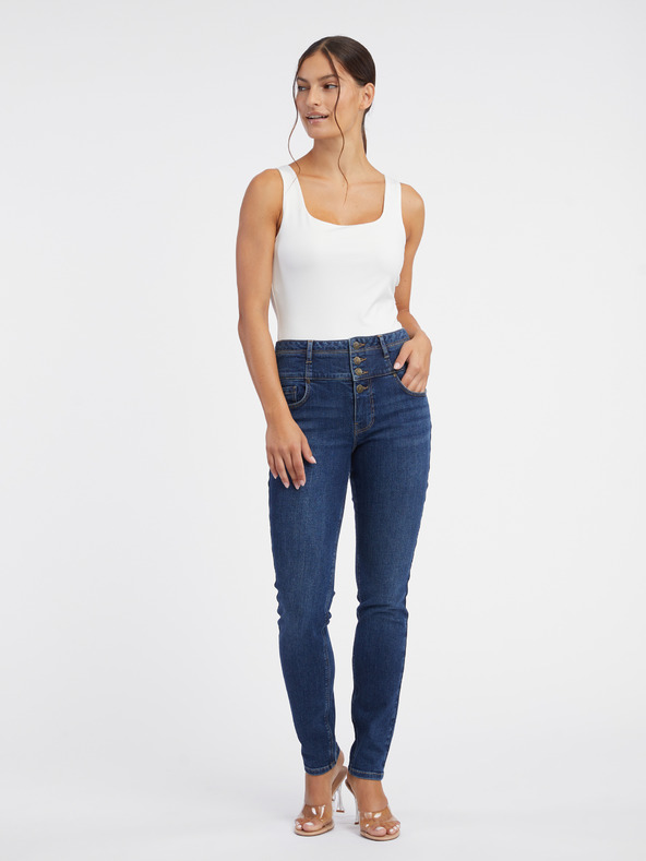 Orsay Σκούρο μπλε γυναικείο skinny fit τζιν ORSAY