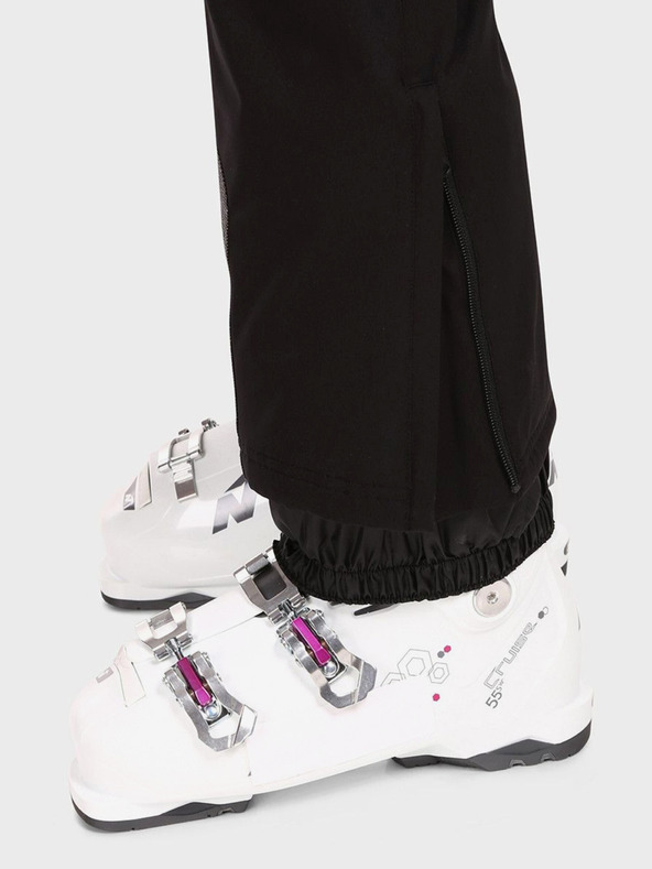 Kilpi Μαύρο γυναικείο παντελόνι σκι Kilpi ELARE