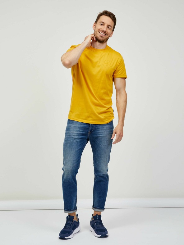 Sam 73 Μουστάρδα ανδρικό t-shirt SAM 73 Sepot