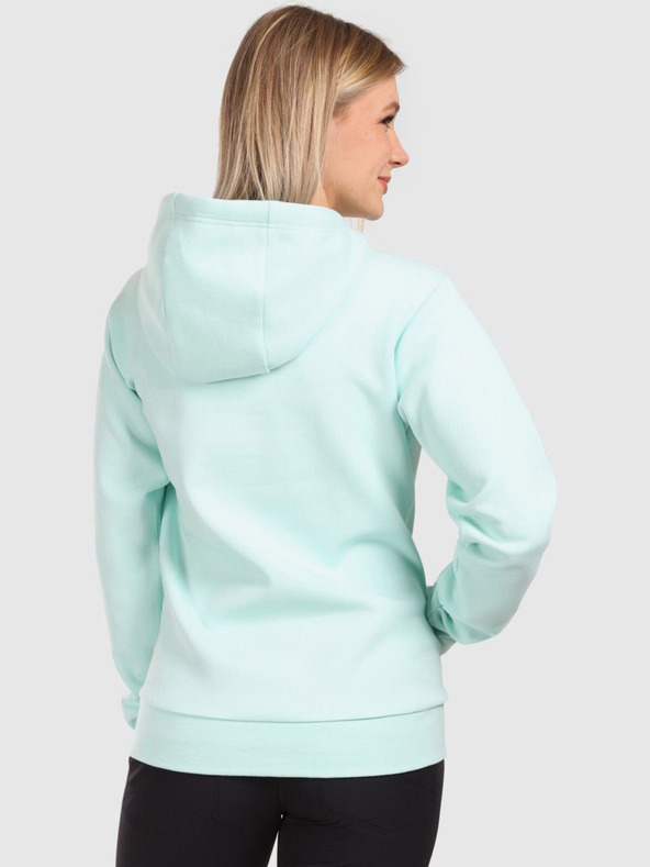 Kilpi Γυναικείο βαμβακερό φούτερ με κουκούλα Kilpi NIKY-W Mint