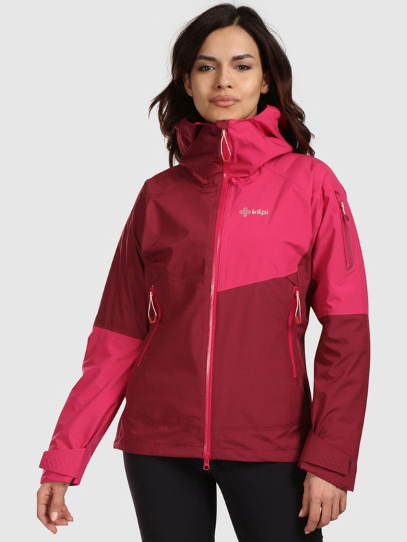 Kilpi Γυναικείο αδιάβροχο μπουφάν Kilpi MAMBA-W Σκούρο κόκκινο