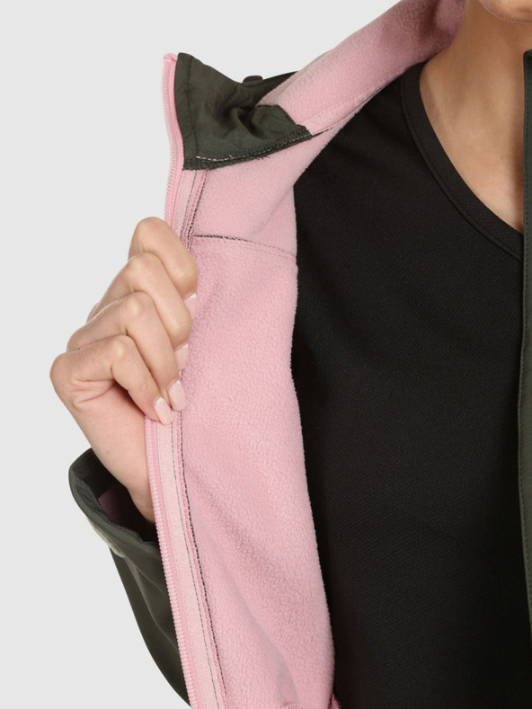 Kilpi Kilpi RAVIA-W Γυναικείο softshell μπουφάν σκούρο πράσινο