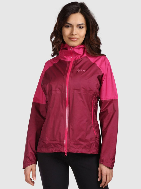 Kilpi Kilpi Women's HURRICANE-W Hardshell Outdoor Jacket Dark Red