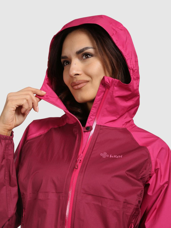 Kilpi Kilpi Women's HURRICANE-W Hardshell Outdoor Jacket Dark Red