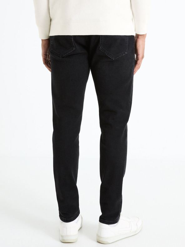 Celio Μαύρο ανδρικό τζιν σε στενή γραμμή Celio C25 Fofine