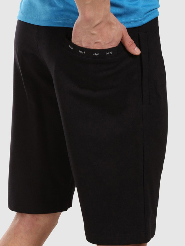 Kilpi Ανδρική βαμβακερή βερμούδα Kilpi TUSCON-M Μαύρο