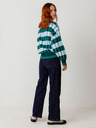 SKFK SKFK Suéter Larhun μπλε-πράσινη καρό γυναικεία ζακέτα