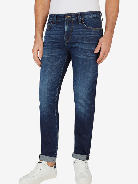 Pepe Jeans Σκούρο μπλε ανδρικό τζιν στενής εφαρμογής Pepe Jeans