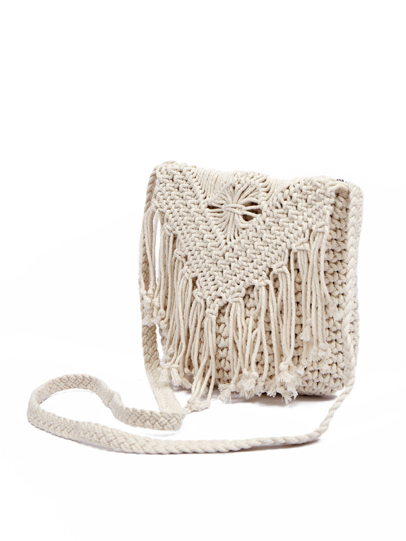 Orsay Κρεμ γυναικεία τσάντα ORSAY