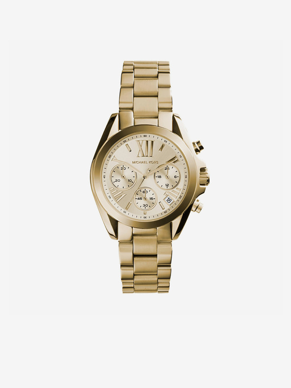 Michael Kors Γυναικείο ρολόι Mini Bradshaw Gold Michael Kors