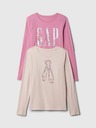 GAP Παιδικό βαμβακερό T-shirt, 2 τεμ. GAP