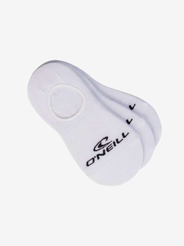 O'Neill Σετ τριών ζευγαριών κάλτσες unisex σε λευκό χρώμα O'Neill FOOTIE 3PK