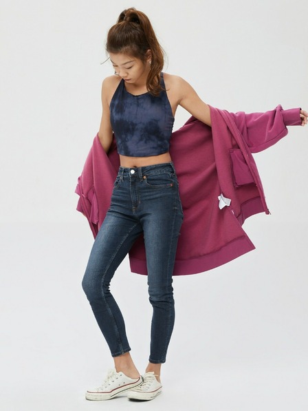 GAP Τζιν High Rise Universal Legging Washwell GAP