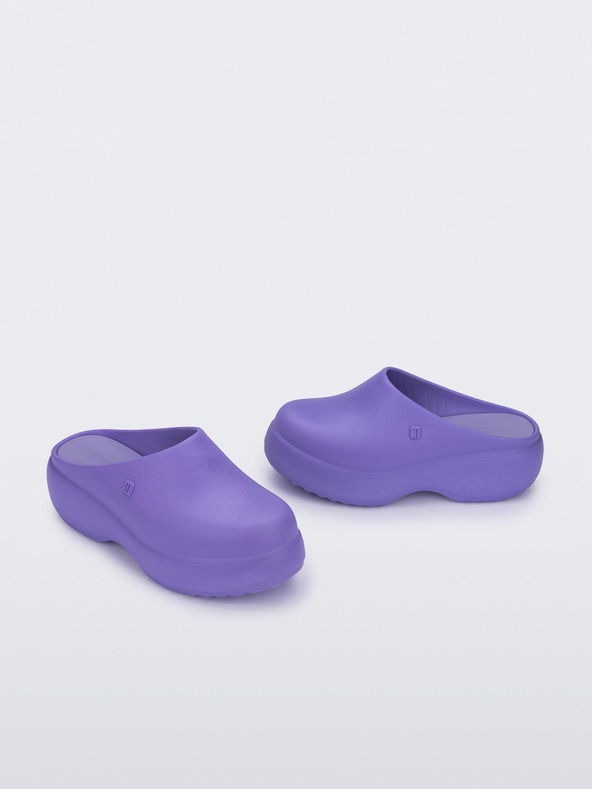 Melissa Μωβ Γυναικείες παντόφλες Melissa Free Clog Platform Slippers