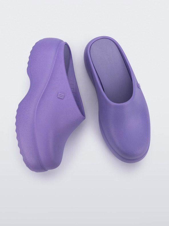 Melissa Μωβ Γυναικείες παντόφλες Melissa Free Clog Platform Slippers