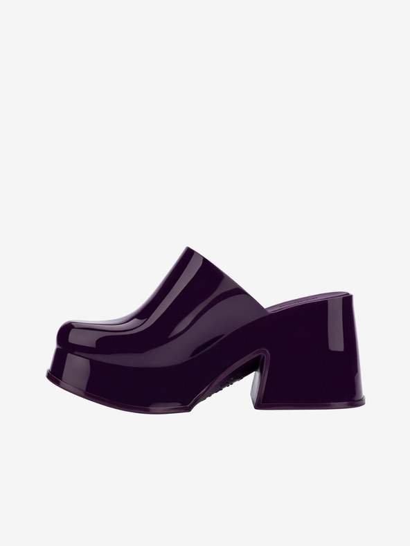 Melissa Μωβ Γυναικείες παντόφλες με τακούνι Melissa Mia