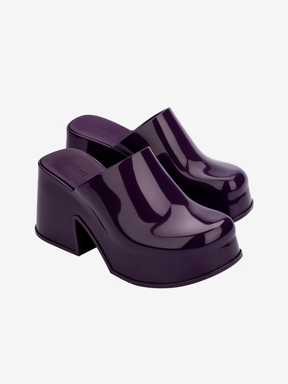 Melissa Μωβ Γυναικείες παντόφλες με τακούνι Melissa Mia