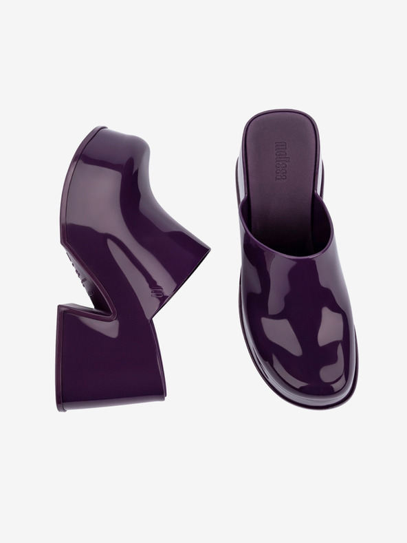 Melissa Μωβ Γυναικείες παντόφλες με τακούνι Melissa Mia