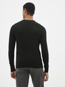 Celio Μαύρο βασικό πουλόβερ Celio Sesweet
