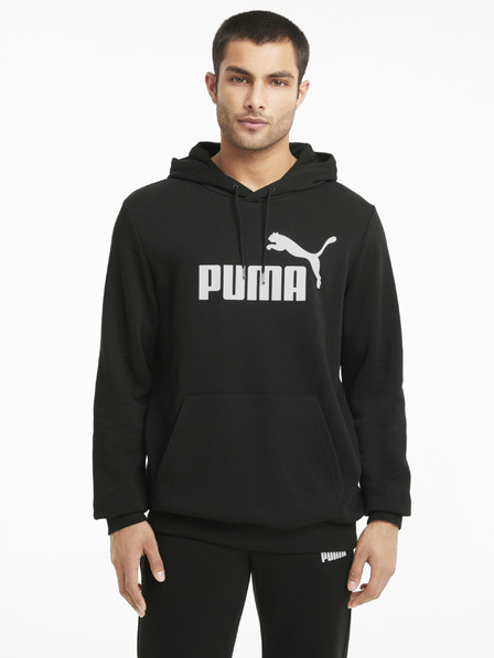 Puma Μαύρο ανδρικό φούτερ με κουκούλα Puma