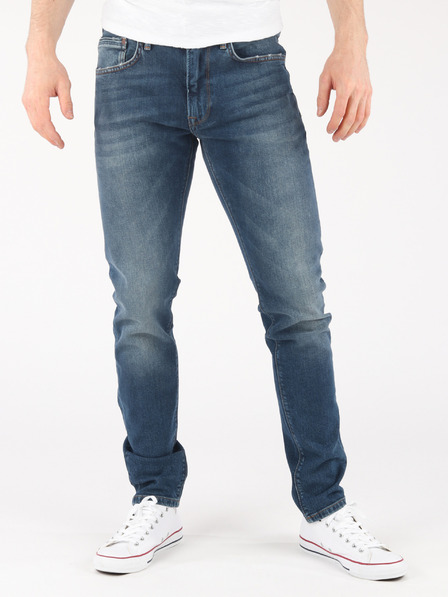 Pepe Jeans Σκούρο μπλε ανδρικό τζιν στενής εφαρμογής Pepe Jeans Stanley