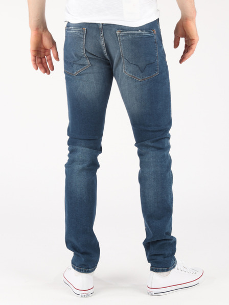 Pepe Jeans Σκούρο μπλε ανδρικό τζιν στενής εφαρμογής Pepe Jeans Stanley