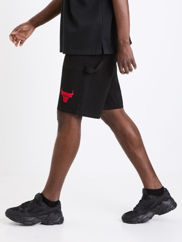 Celio Μαύρο ανδρικό σορτς Celio NBA Chicago Bulls