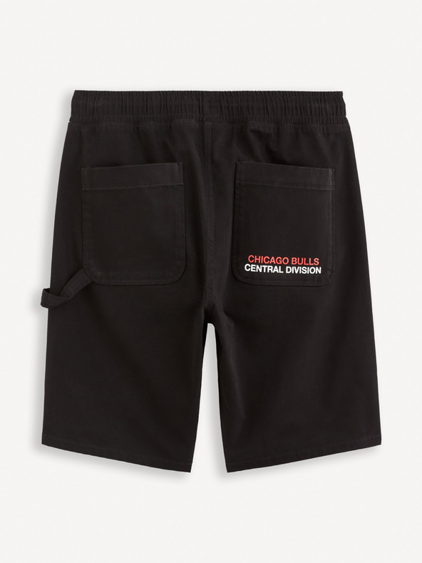 Celio Μαύρο ανδρικό σορτς Celio NBA Chicago Bulls