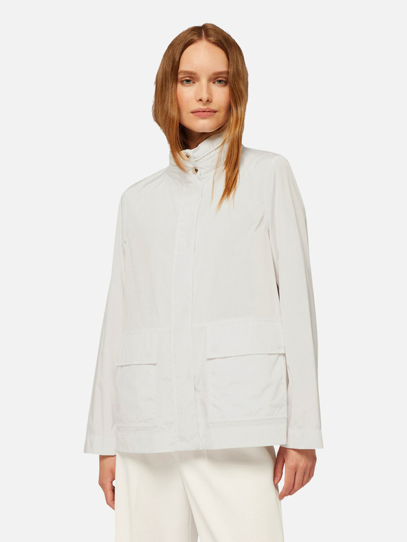 Geox Λευκό γυναικείο μπουφάν Geox Dandra